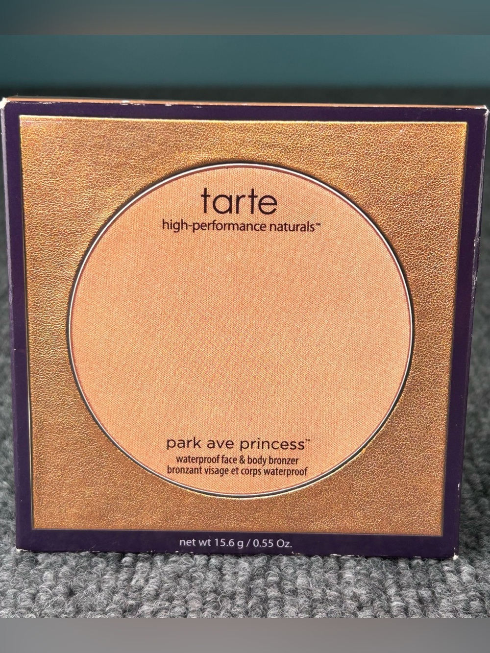 Tarte Park Ave Princess Bronzer Waterproof Pressed Powder LIGHT MEDIUM Full Sz
